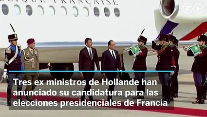 Tres ex ministros de Hollande se presentan a las elecciones