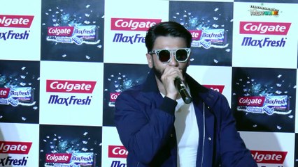Ranveer Singh launches a new range of a mouthcare brand
