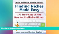 EBOOK ONLINE  Niche Marketing Ideas   Niche Markets. Finding Niches Made Easy. 177 Free Ways to