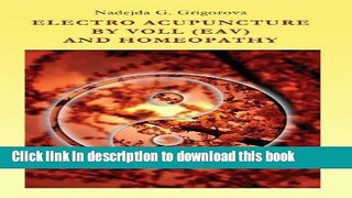 [PDF] ELECTRO ACUPUNCTURE BY VOLL (EAV) AND HOMEOPATHY Popular Online