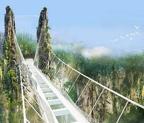 Glass Bridge In China