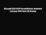 DeLonghi DCH 4590 Keramikheizer maximale Leistung 1800 Watt LED Display