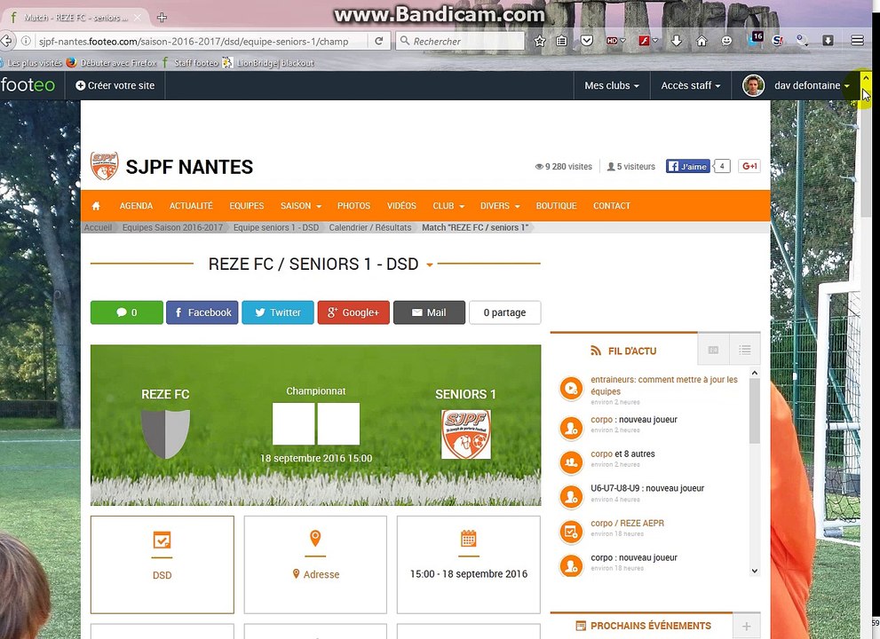 Entraineurs: comment publier une convocation