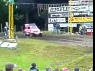 panthere rose course dans la boue