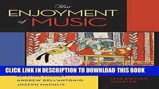 New Book The Enjoyment of Music