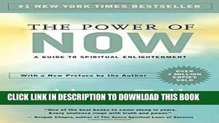 New Book The Power of Now: A Guide to Spiritual Enlightenment