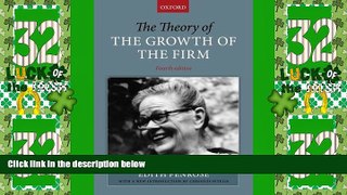 Big Deals  The Theory of the Growth of the Firm  Best Seller Books Best Seller