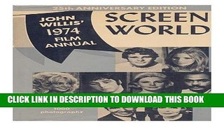 New Book John Willis Screen World 1974