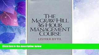 Big Deals  The McGraw-Hill 36-Hour Management Course  Best Seller Books Best Seller