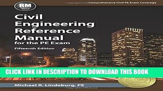 Collection Book Civil Engineering Reference Manual for the PE Exam, 15th Ed