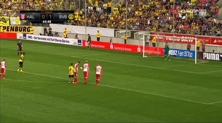 Adrian Ramos Goal HD - Hallescher 0-2 Dortmund - 23-08-2016