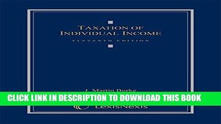 New Book Taxation of Individual Income