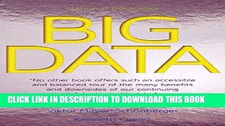 New Book Big Data: A Revolution That Will Transform How We Live, Work, and Think