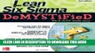 New Book Lean Six Sigma Demystified, Second Edition