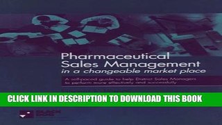 Collection Book Pharmaceutical Sales Management in a Changeable Marketplace