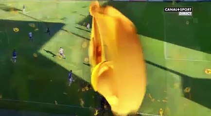 Gaetan Courtet But Avec Tête - AJ Auxerre 1-0 RC Strasbourg Alsace - (23/8/2016)