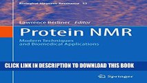 [PDF] Protein NMR: Modern Techniques and Biomedical Applications (Biological Magnetic Resonance)