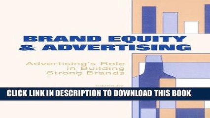 Collection Book Brand Equity   Advertising: Advertising s Role in Building Strong Brands