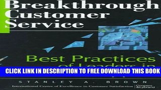 Collection Book Breakthrough Customer Service: Best Practices of Leaders in Customer Support
