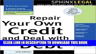 New Book Repair Your Own Credit and Deal with Debt