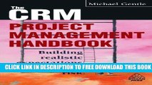 Collection Book The CRM Project Management Handbook: Building Realistic Expectations and Managing