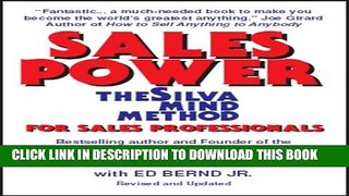 New Book Sales Power the SilvaMind Method for Sales Professionals