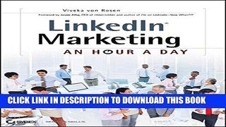 New Book LinkedIn Marketing: An Hour a Day