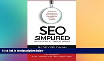 FREE PDF  SEO Simplified for Short Attention Spans: Learn the Essentials of  Search Engine