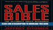 New Book The Sales Bible: The Ultimate Sales Resource