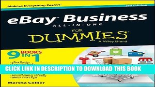 New Book eBay Business All-in-One For Dummies