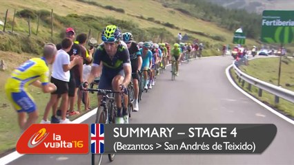 Summary - Stage 4 (Betanzos /  San Andrés de Teixido) - La Vuelta a España 2016