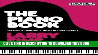 Collection Book The Piano Book: Buying   Owning a New or Used Piano