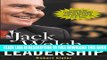 New Book Jack Welch on Leadership: Abridged from Jack Welch and the GE Way: Abridged from 