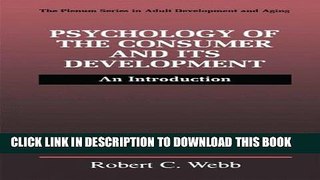 Collection Book Psychology of the Consumer and Its Development: An Introduction