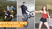 TOP FIVE: Extreme Rope Swing, Flatground BMX & Hula Hoop | PEOPLE ARE AWESOME 2016