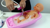 Baby Doll Bathtime Baby Junior Newborn How to Bath a Baby Doll Baby Dolls Bath Time