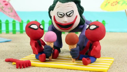 BATMAN MEETS CATWOMAN Prank Joker Stop Motion Spiderman Spidergirl Elsa Frozen and more!