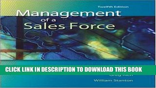 New Book Management of a Sales Force
