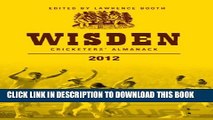 New Book Wisden Cricketers  Almanack 2012 (Wisden Cricketers  Almanack (Paperback))