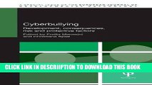 [New] Cyberbullying: Development, Consequences, Risk and Protective Factors (Special Issue of the