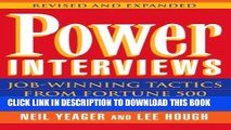 New Book Power Interviews: Job-Winning Tactics from Fortune 500 Recruiters