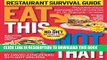 New Book Eat This Not That! Restaurant Survival Guide: The No-Diet Weight Loss Solution