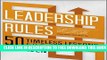 New Book Leadership Rules: 50 Timeless Lessons for Leaders