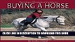 New Book Horse Illustrated Guide to Buying a Horse