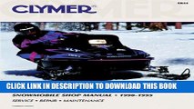 New Book Polaris Snowmobile 90-95 (Clymer Snowmobile Repair Series)