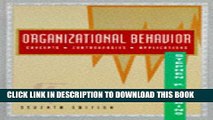 New Book Organizational Behavior (Concepts Controversies Applications)