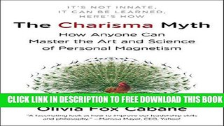 Collection Book The Charisma Myth: How Anyone Can Master the Art and Science of Personal Magnetism