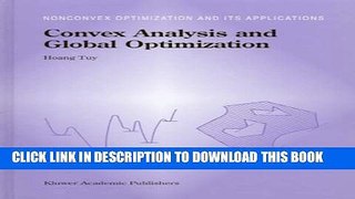 New Book Convex Analysis and Global Optimization