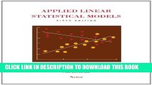 Collection Book Applied Linear Statistical Models with Student CD