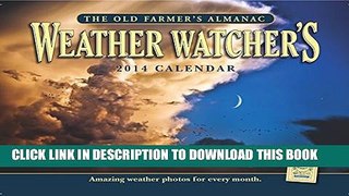 New Book The Old Farmer s Almanac 2014 Weather Watcher s Calendar